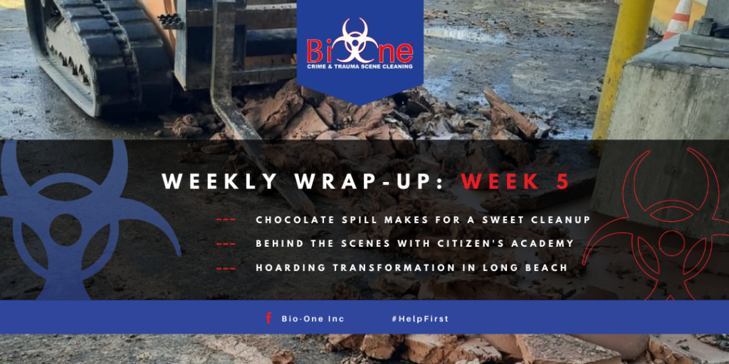 Bio-One Weekly Wrap-Up Week 4 Hoarding Trauma Scene Back the Blue Bio-One Weekly Wrap-Up Week 4 Hoarding Trauma Scene Back the Blue